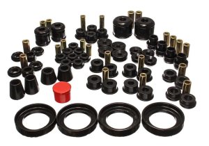 Honda Prelude Full Vehicle Bushing Kit - Energy Suspension - Hyper-Flex System - Black - `97-`01